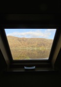 Skylight view from my room in Fort William.